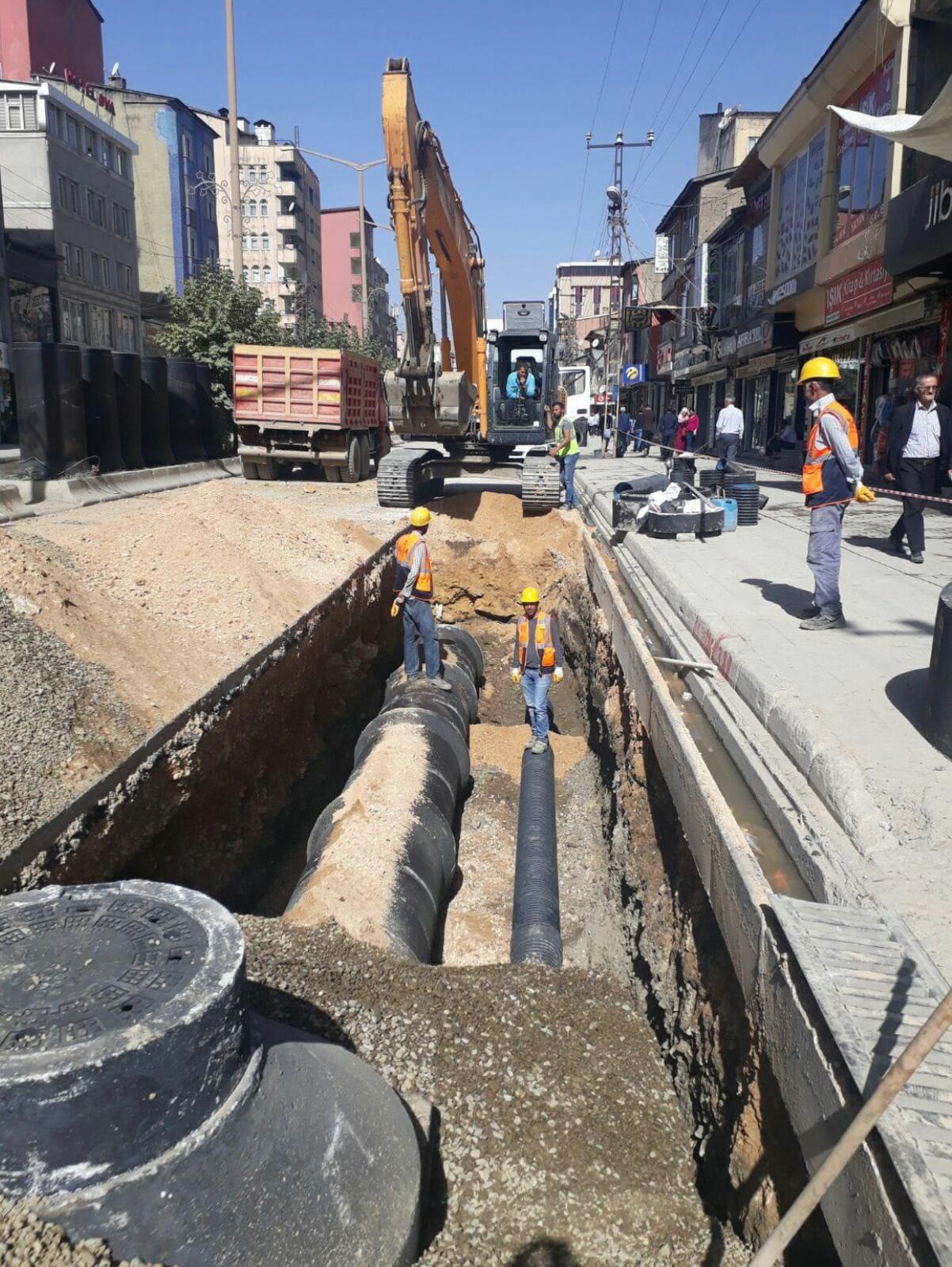 Hakkari Yüksekova Yağmursuyu ve Kanalizasyon Yapım İşi 2018